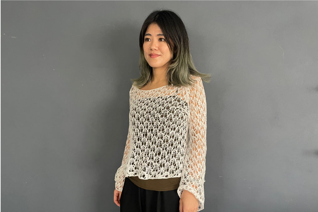 Staff Projects: リネンで編む夏ウェア