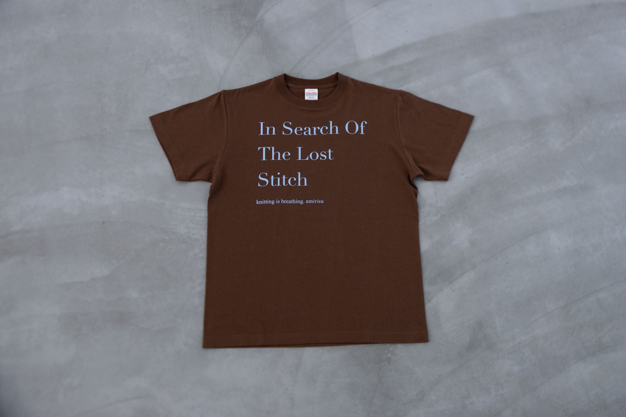 amirisu オリジナルTシャツ -In Search Of The Lost Stitch-