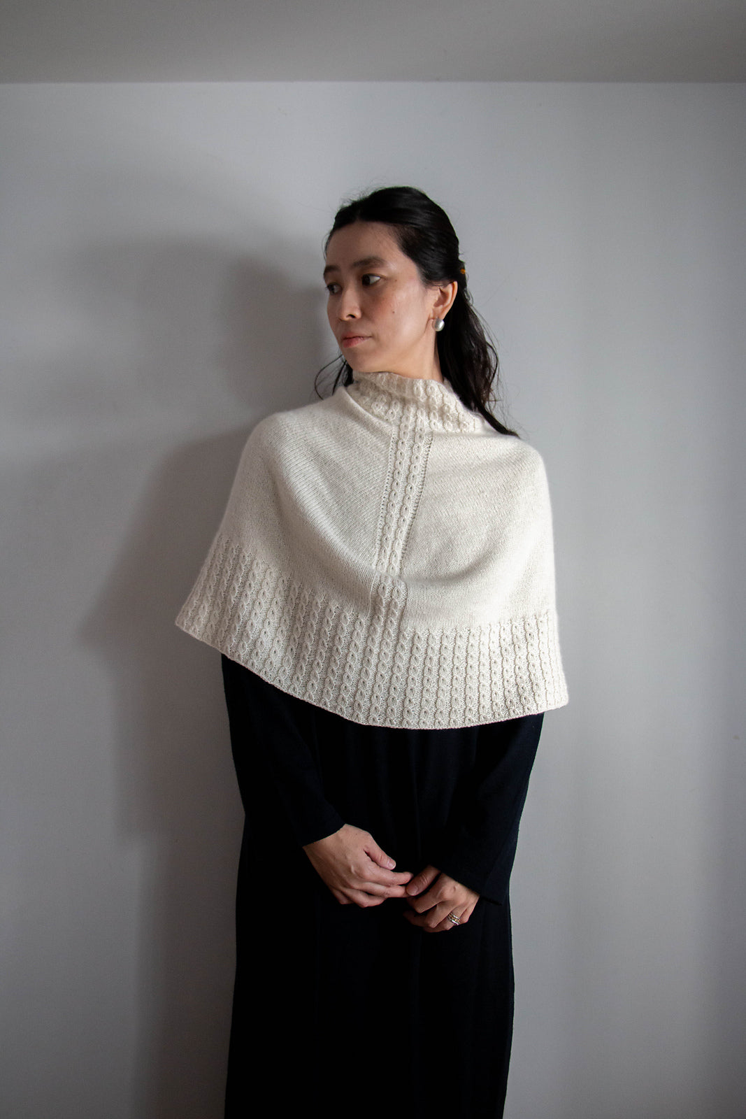 Snowflake Poncho キット （PDF版日本語文章パターン付き）