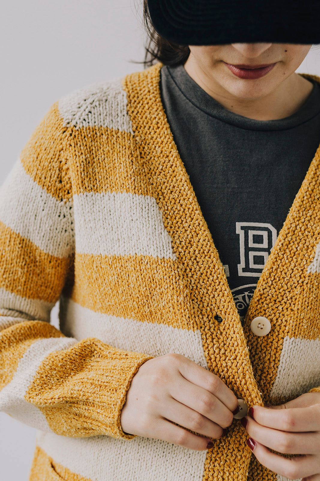 Everybody Cardigan ストライプ ヤーンセット -Gilliatt- （Seasonless 掲載）