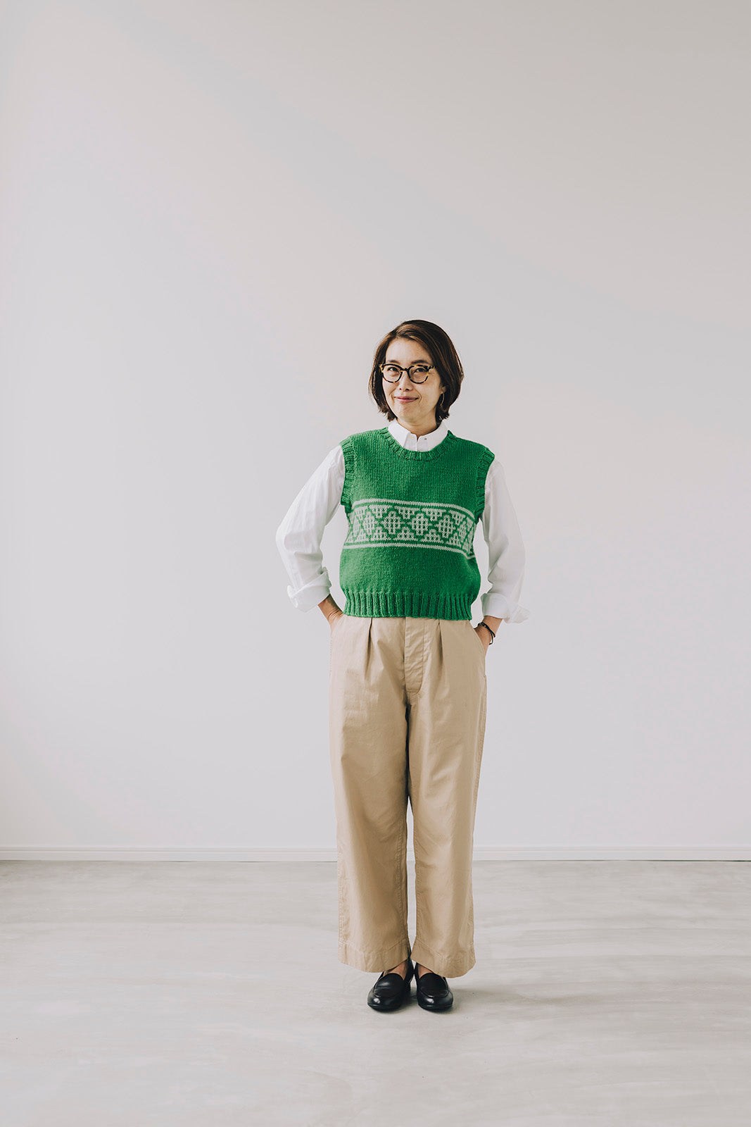 Forever Vest モザイク ヤーンセット -Germantown- （Seasonless 掲載）