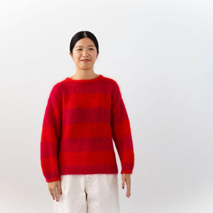 モヘヤのラウンドヘムプルオーバー キット （PDF版日本語文章パターン付き）-Kit-Daruma-amirisu online store