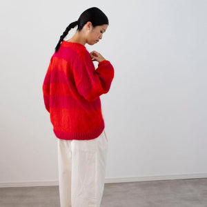 モヘヤのラウンドヘムプルオーバー キット （PDF版日本語文章パターン付き）-Kit-Daruma-amirisu online store