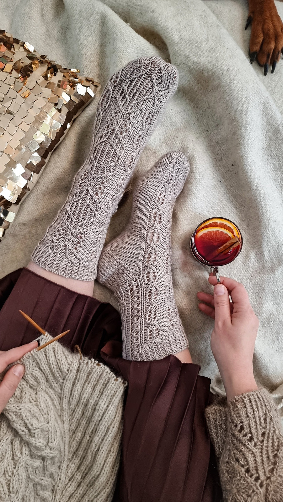 Lucia socks キット -Swing- (PDF版日本語文章パターン付き)