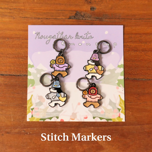 Winter Cozy - Stitch Marker (ring type)