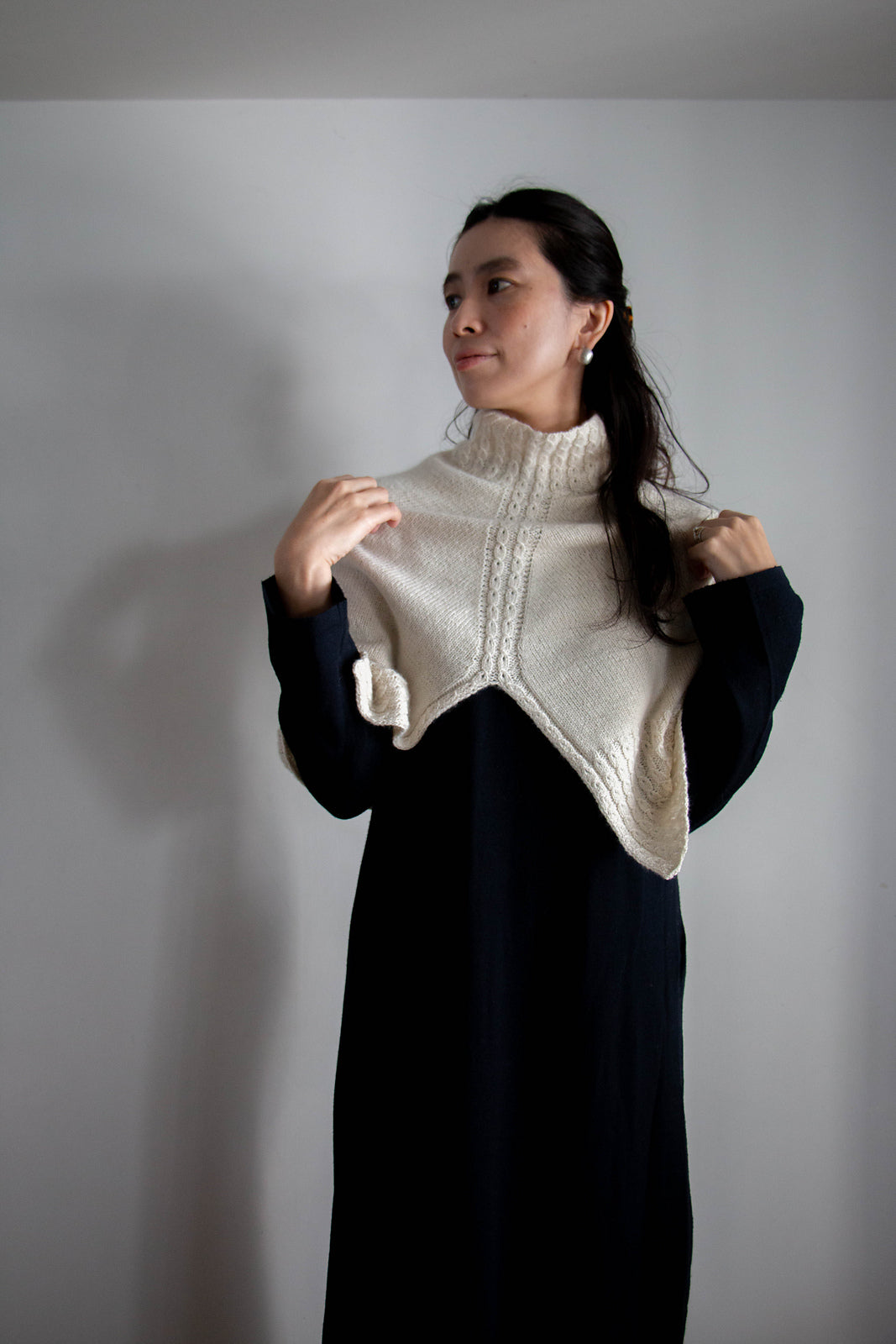 Snowflake Poncho キット （PDF版日本語文章パターン付き）