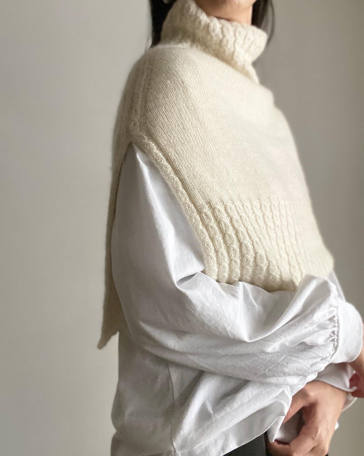 Snowflake Poncho キット （PDF版日本語文章パターン付き）