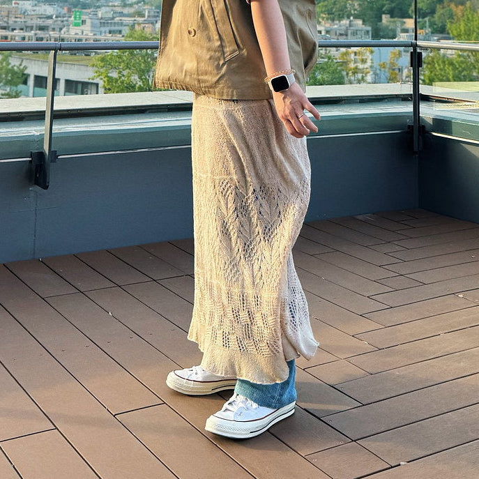 Groovy Garden Skirt キット -Wanderlust Linen-（PDF版日本語文章パターン付き）