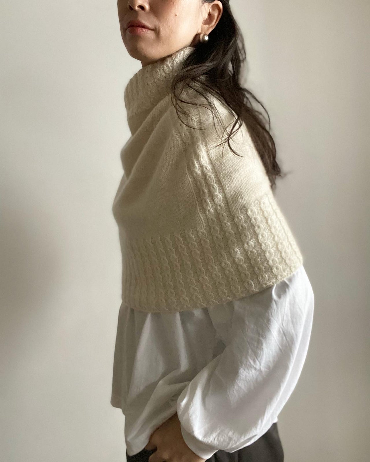 Snowflake Poncho キット （PDF版日本語文章パターン付き）