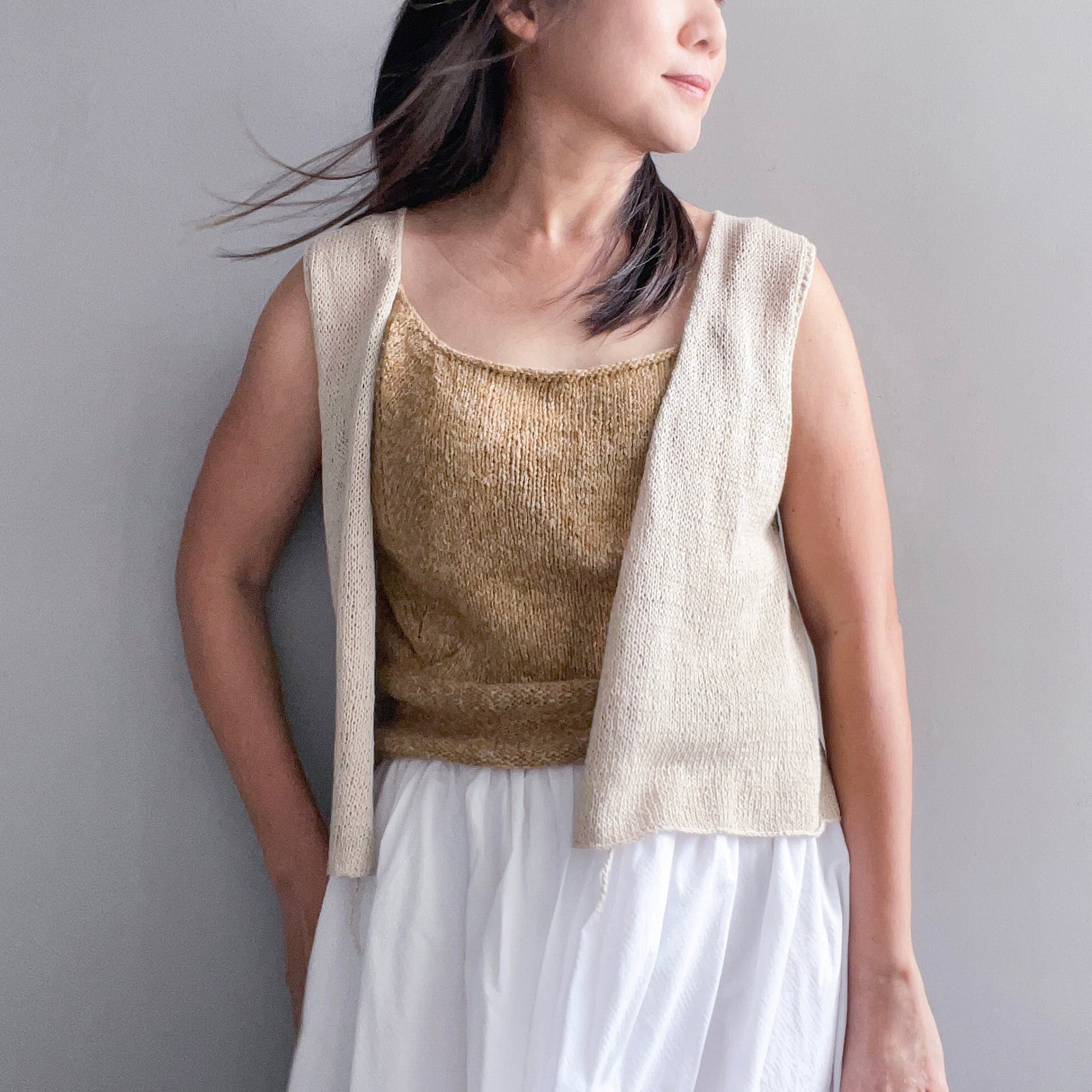 Minimalist Vest キット （PDF版日本語文章パターン付き）