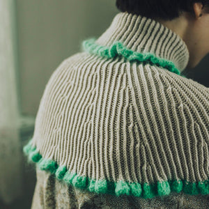 Curly Hair Poncho ヤーンセット (27号掲載)-Kit-amirisu-amirisu online store