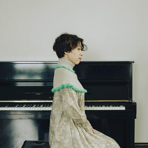 Curly Hair Poncho ヤーンセット (27号掲載)-Kit-amirisu-amirisu online store