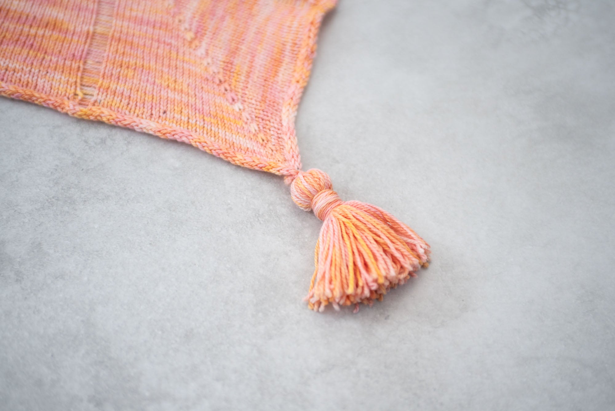 Drop Shawl キット -Parade-（PDF版日本語文章パターン付き）
