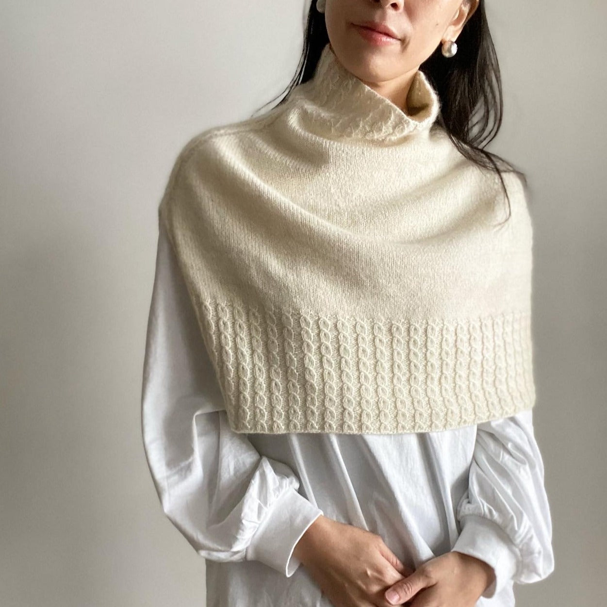 Snowflake Poncho キット （PDF版日本語文章パターン付き）