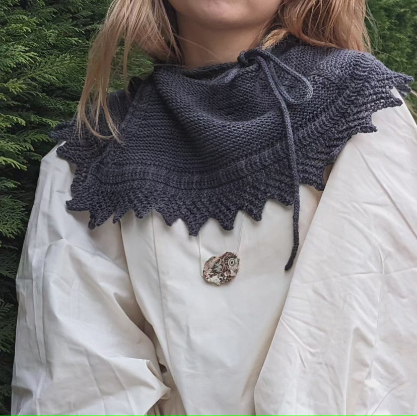 Primavera Collar キット -Parade Handdyed-（PDF版日本語文章パターン付き）