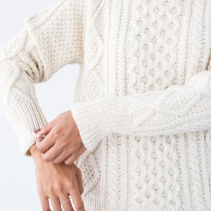 アラン模様のセーター キット （PDF版日本語文章パターン付き）-Kit-Daruma-amirisu online store