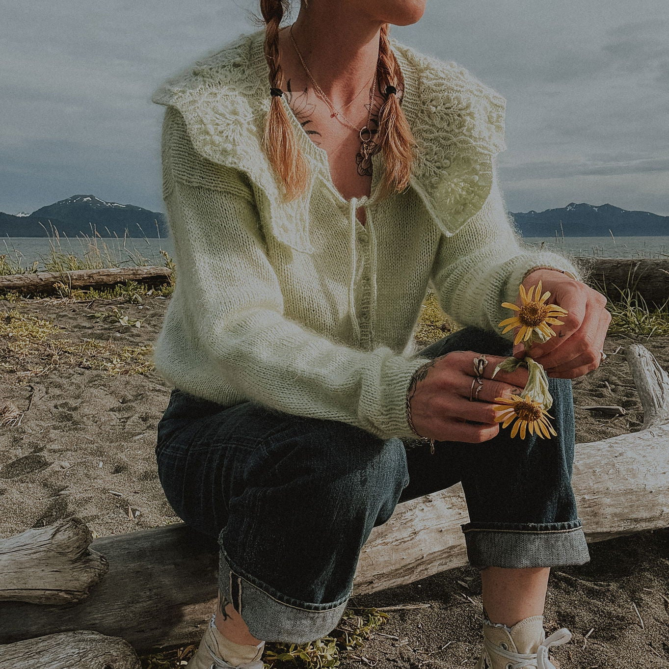 Ladd's Cardigan キット -Line Weight-（PDF版日本語パターン付き）