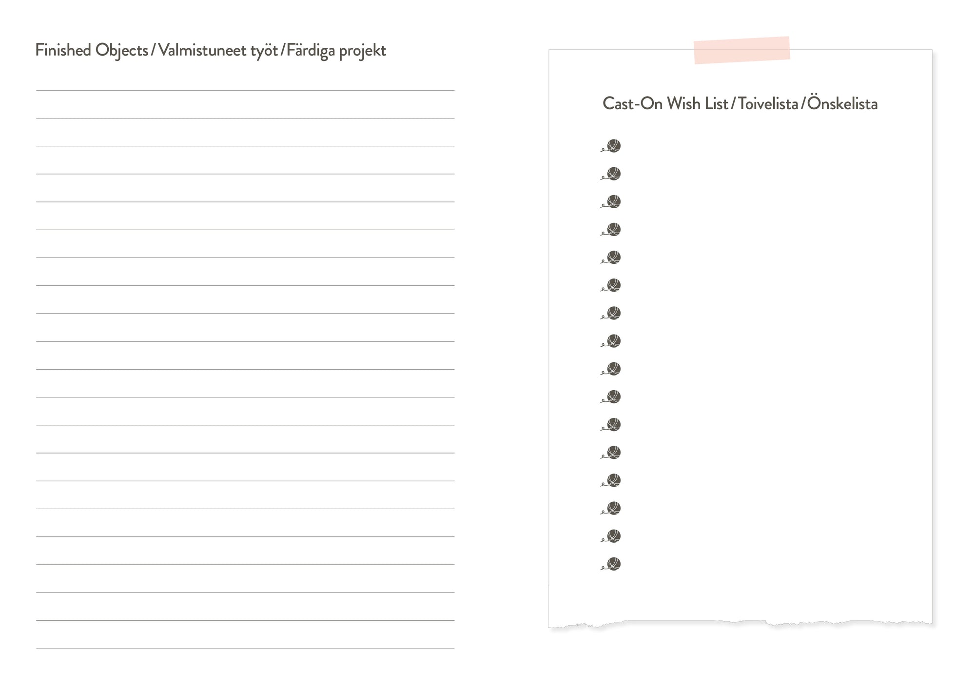 Laine - Knitter’s Year 2026 Weekly Planner