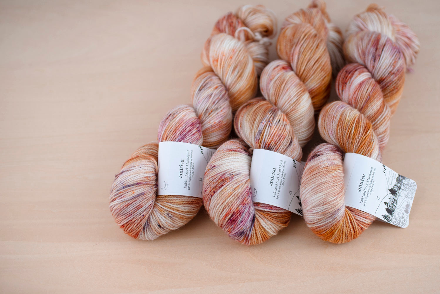 Falkland Sock / キャラメルオランジュ