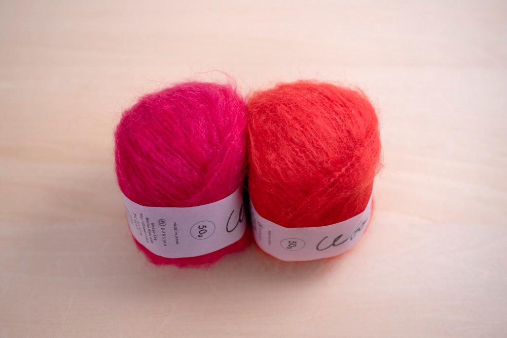 モヘヤのラウンドヘムプルオーバー キット （PDF版日本語文章パターン付き）-Kit-Daruma-amirisu online store