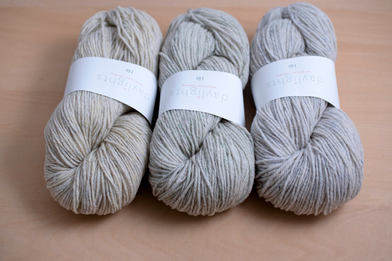 左からover easy, 8:26, chirp