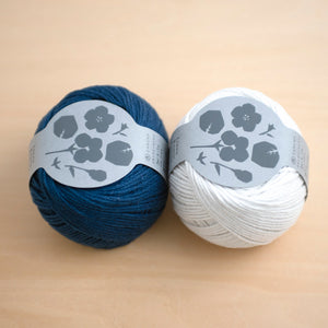 インディゴブルー + ホワイト