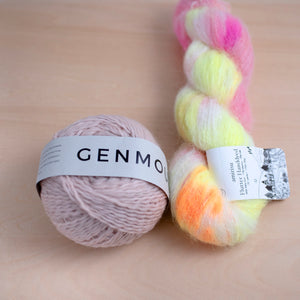 22 Dusty pink + ピーチメルバ