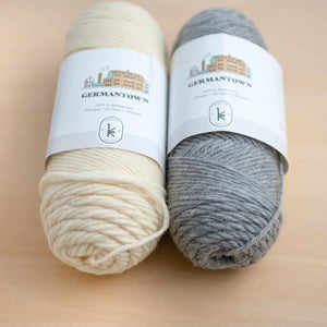 Natural 105 + Light Gray Heather 050