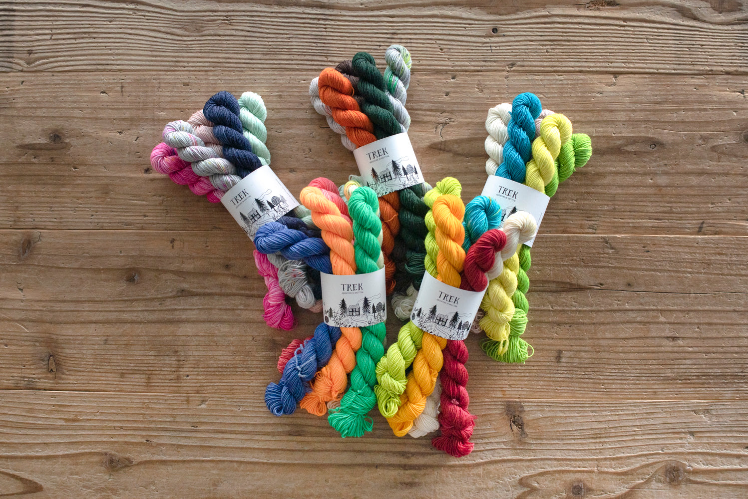 Trek handdyed mini set