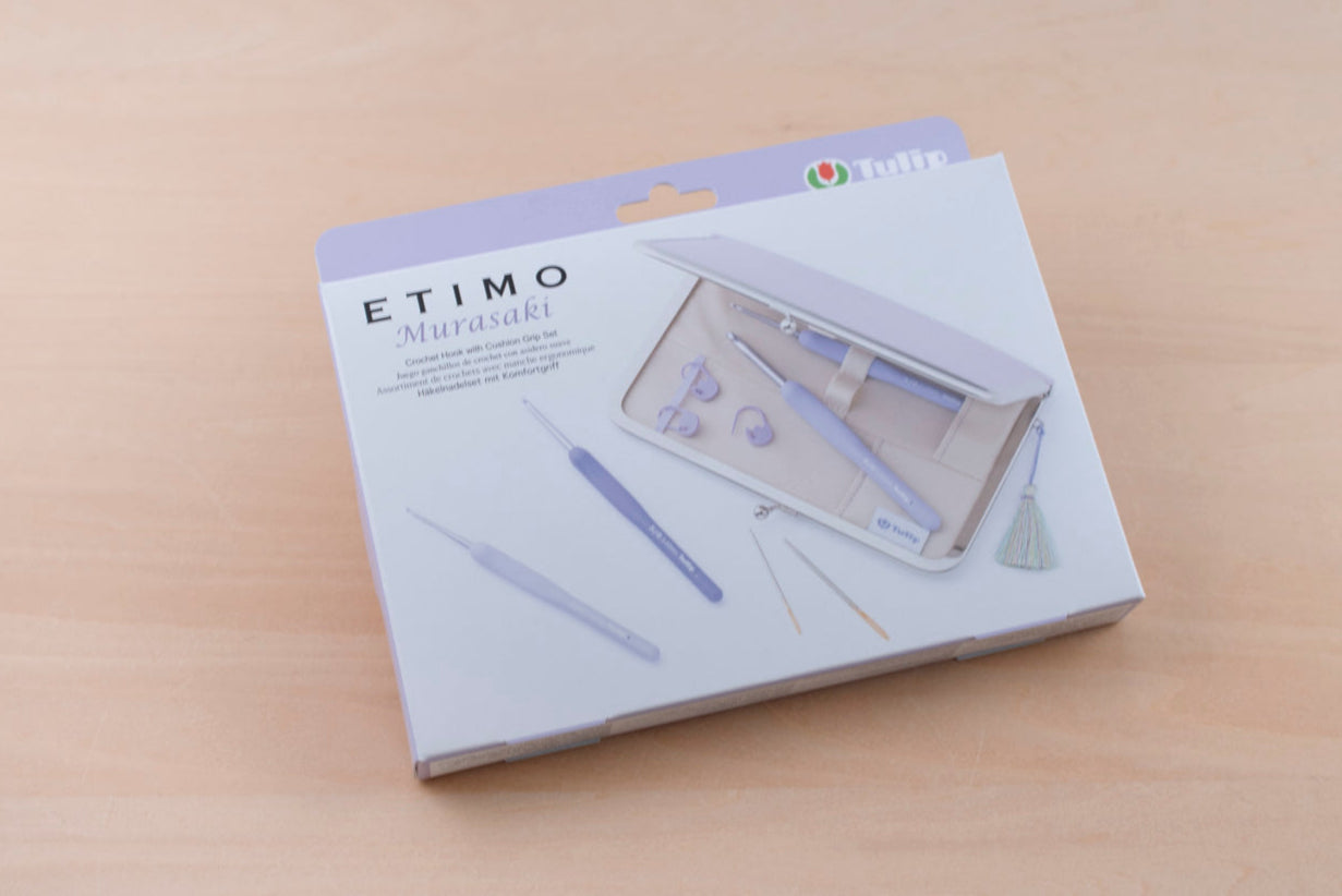 ETIMO Murasaki Crochet Hook with Cushion Grip Set