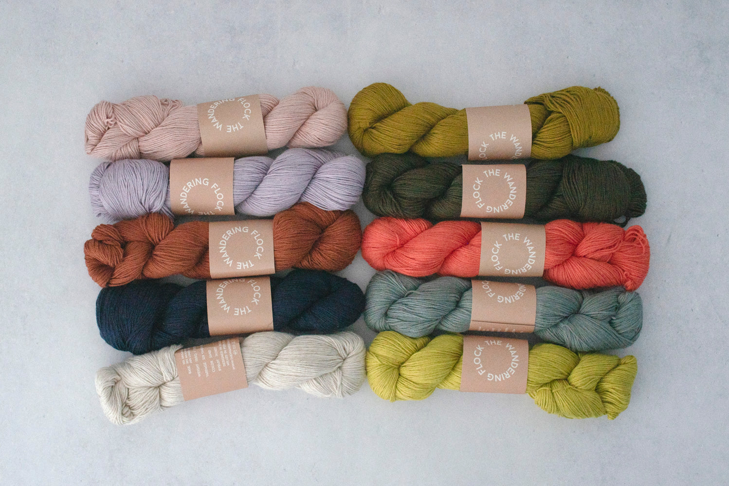 The Wandering Flock Cotton Lino