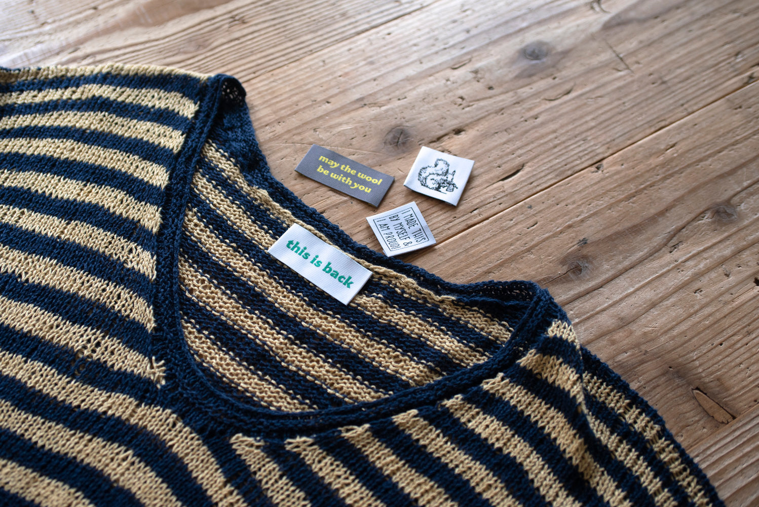 オリジナル織りネームラベルセット