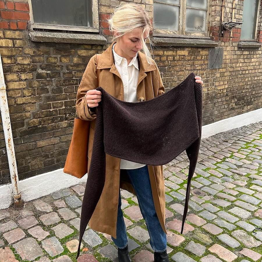 Sophie Shawl キット -Pénélope-（PDF版日本語パターン付き）