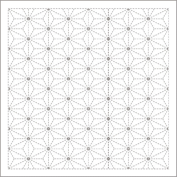 刺し子布巾 Sashiko Sampler