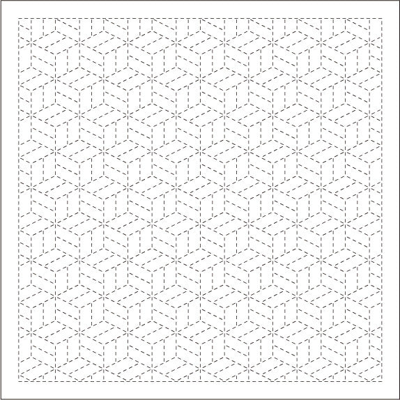 刺し子布巾 Sashiko Sampler