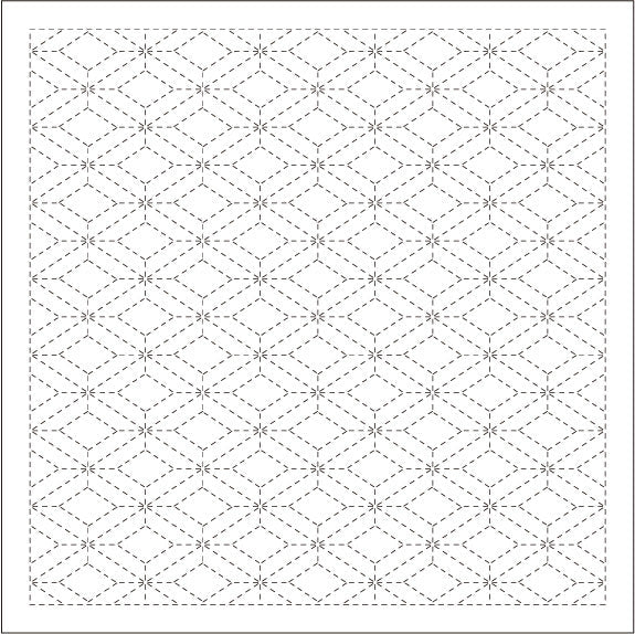 刺し子布巾 Sashiko Sampler