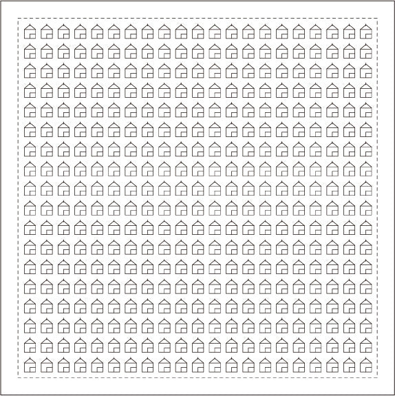 白 (1158 三角屋根の家)