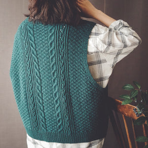 サンプルB : リブ編みの裾バージョン / サイズ4