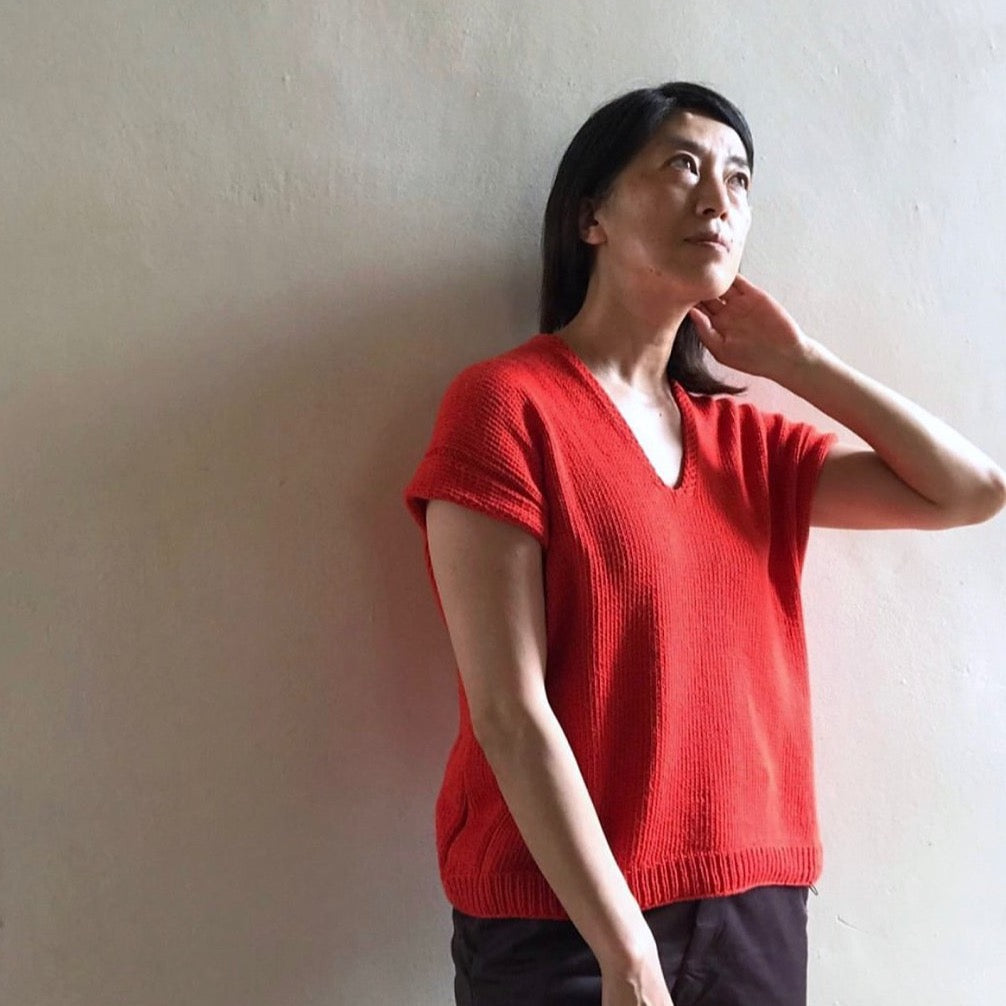 Loop Tee - Wanderlust Linen - キット （日本語パターン付き）