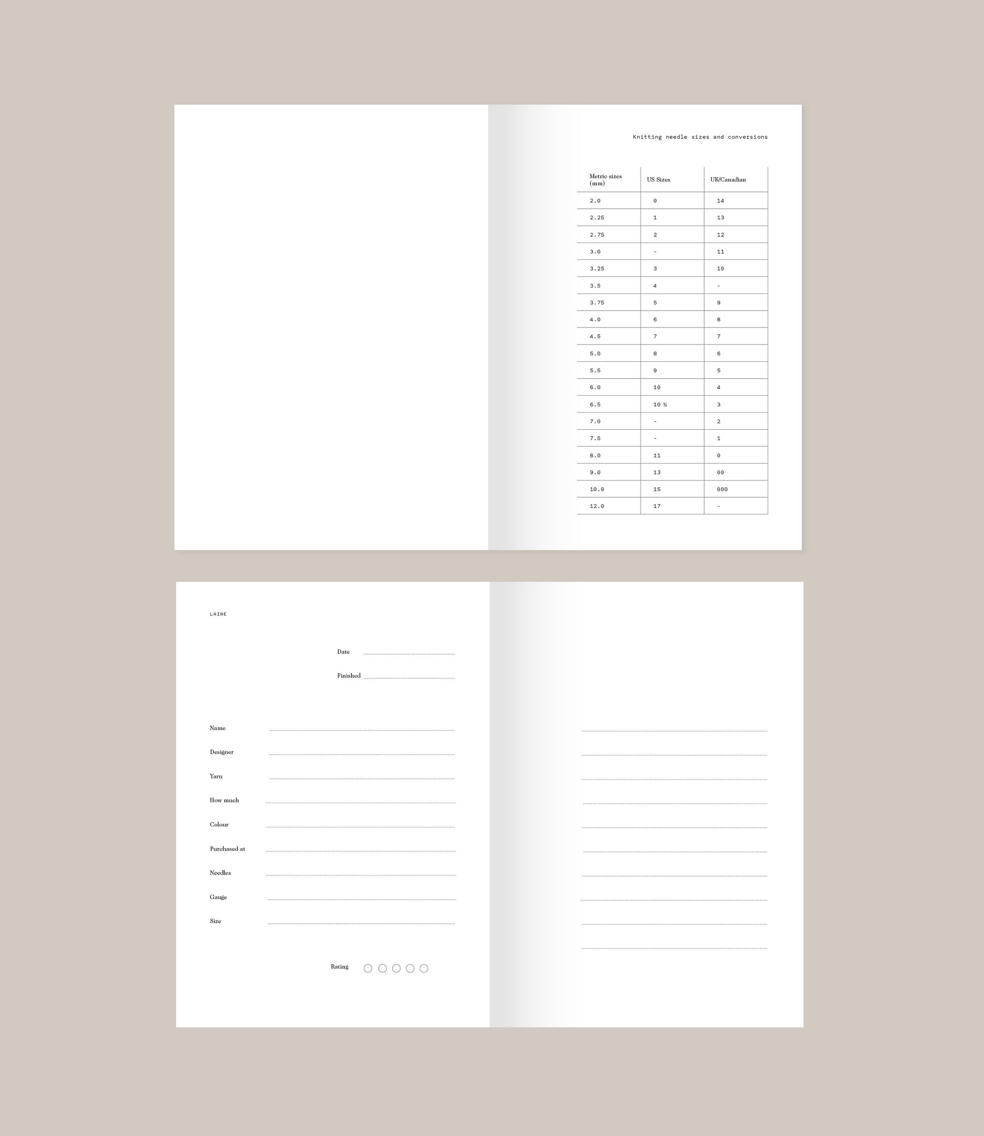 Laine - My Knitting Notes
