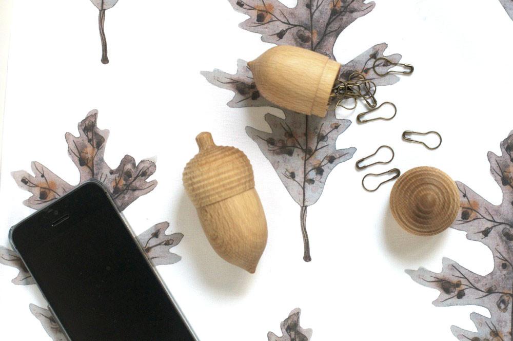 WALNUTオリジナル　ドングリケース＆段数マーカー