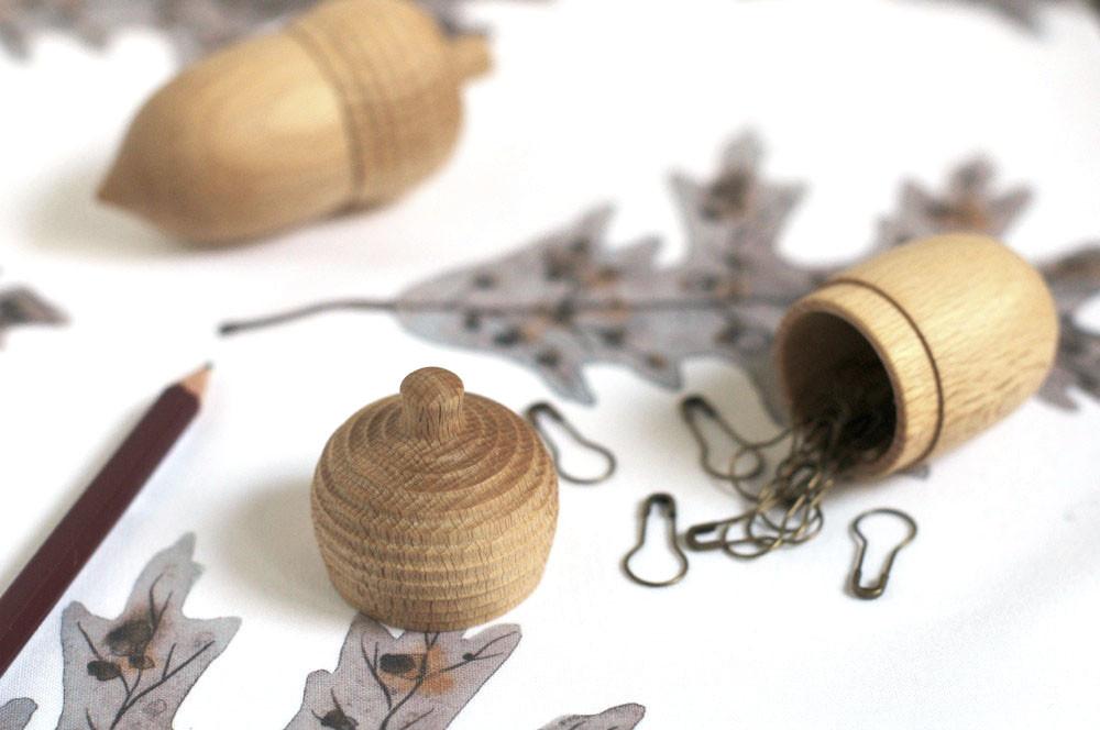 WALNUTオリジナル　ドングリケース＆段数マーカー