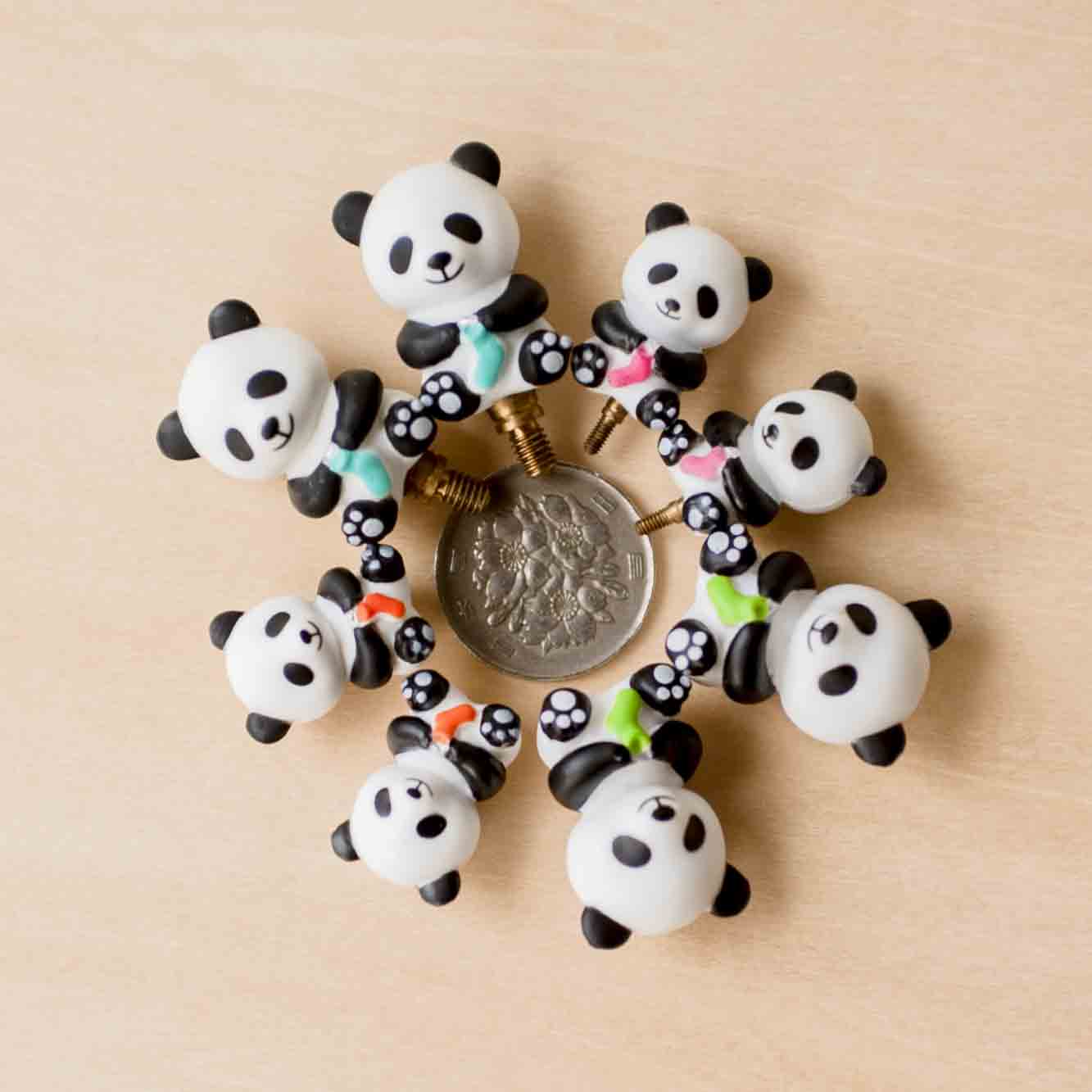 Hiyahiya パンダのケーブルストッパー（付け替え針用）