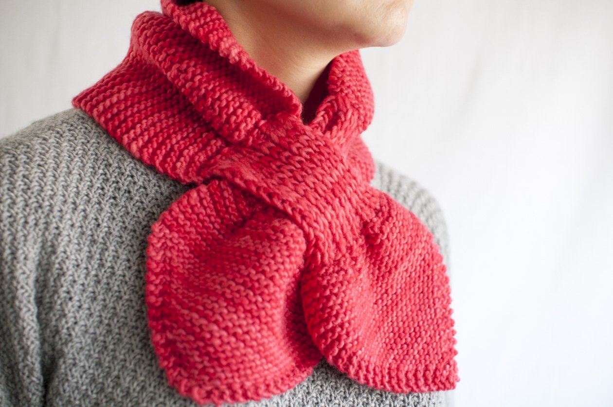 Leah Scarf キット（PDF版日本語文章パターン付き）- Hike -