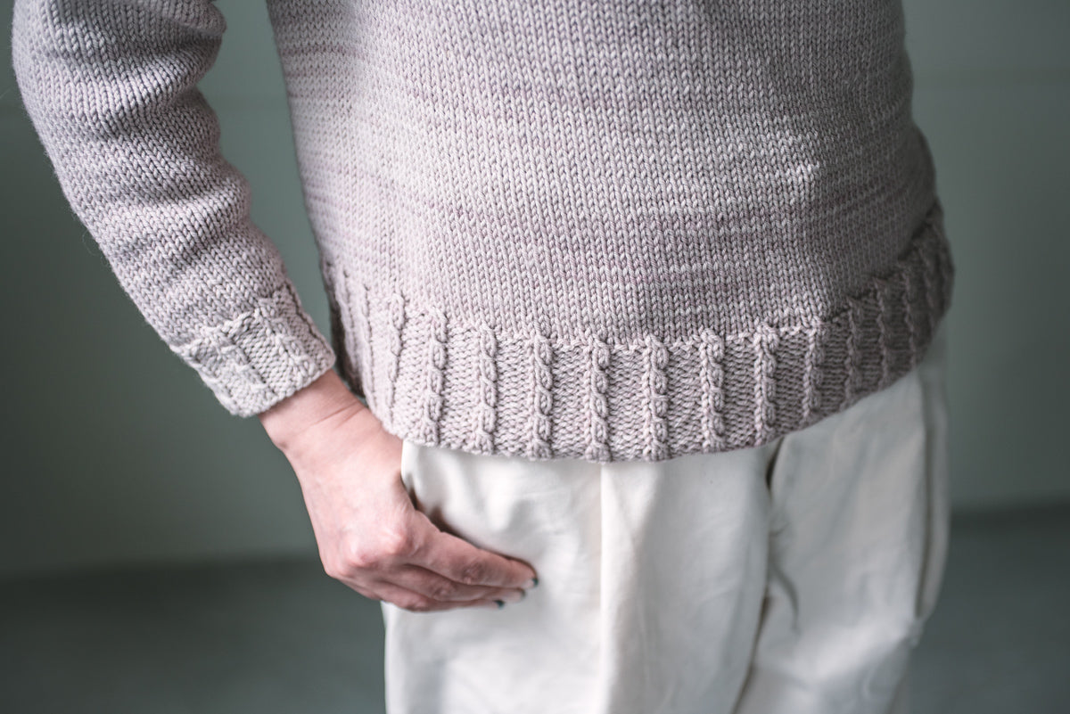 初めてのトップダウンセーター キット （PDF版日本語文章パターン・動画チュートリアル付き）