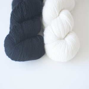 Soft Black + Heirloom White