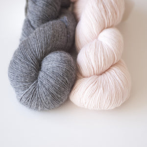 Fieldstone Gray + Ballet Pink