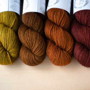 左からYellow Brick Road, Caramel, Rust, Kitsune