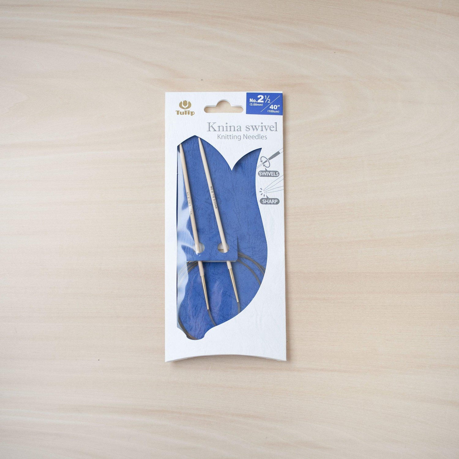 新Knina Swivel Knitting Needles (40"/100cm)