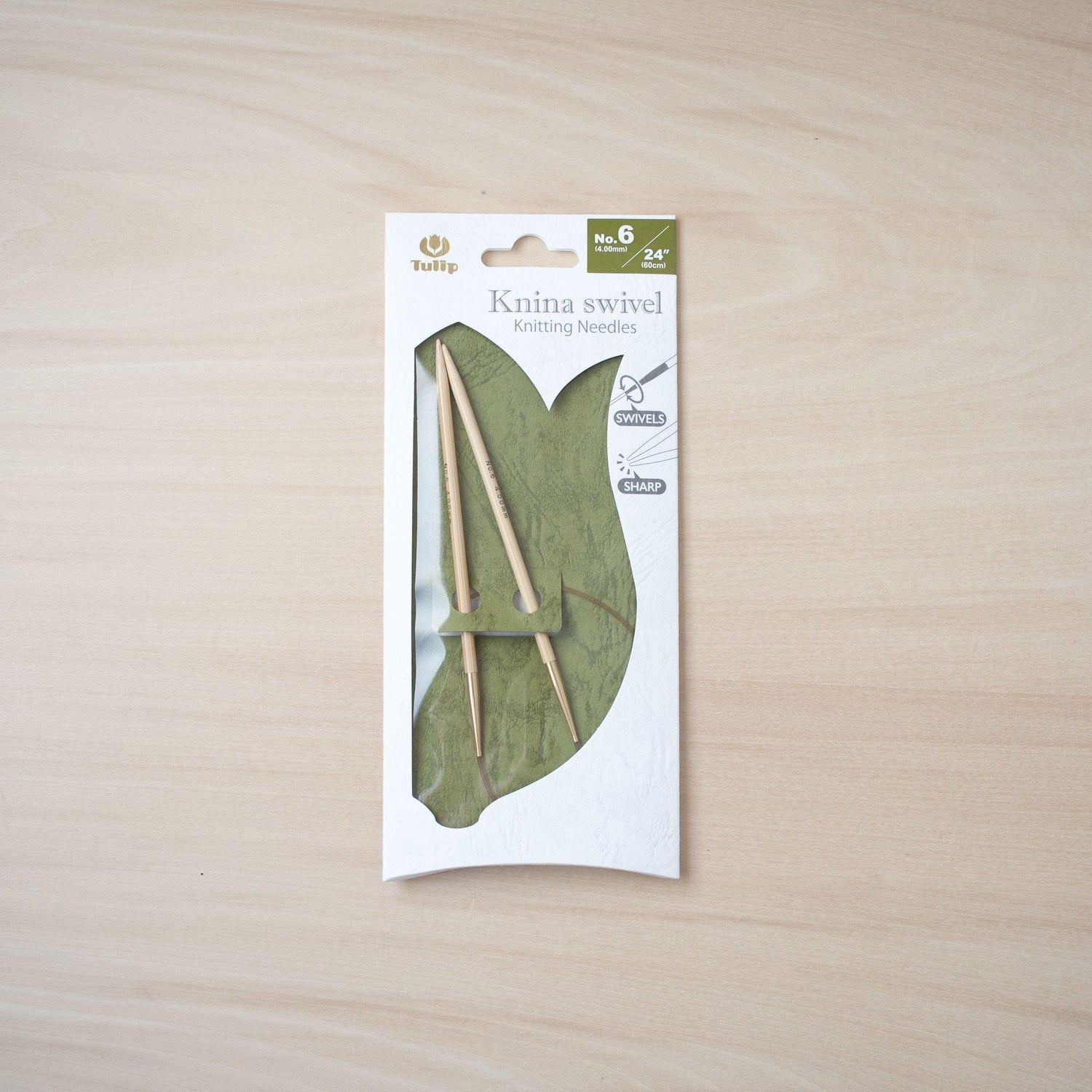 新Knina Swivel Knitting Needles (24"/60cm)